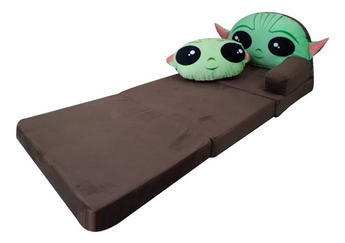 Sofa-cama Portatil Infantil De Grogu Baby Yoda  | 1.70m 