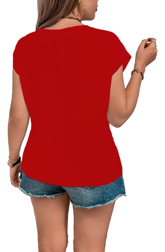 Blusa Holgada Mujer Asimetrica Moda Casual