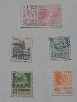 Comprar Lote 8 De 5 Estampillas De México