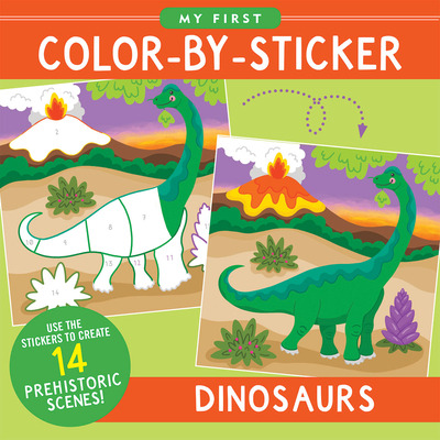 Libro Dinosaurs First Color By Sticker Book - 