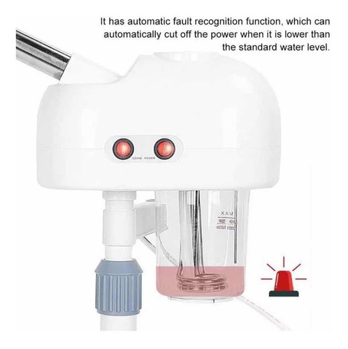 Imagen 2 de 5 de Vaporizador Ozono Pedestal Profesional 3 En 1 Lampara Lupa