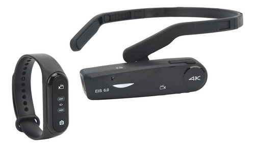 Videocámara Portátil Con Cabezal 4k, 30 Fps, Gran Angular De