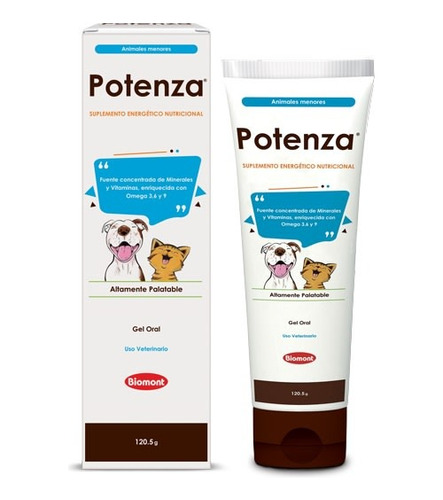 Potenza Suplemento Energético 120.5 G Para Perro Y Gato