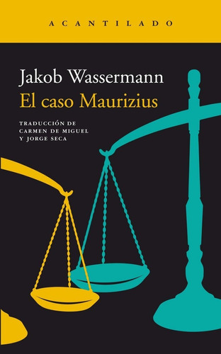 Caso Maurizius,el - Wassermann,jakob