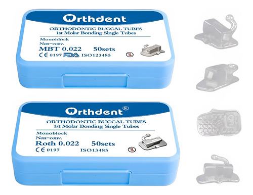 Tubos Con Malla 1st Molar Roth 0.022 Ortodoncia