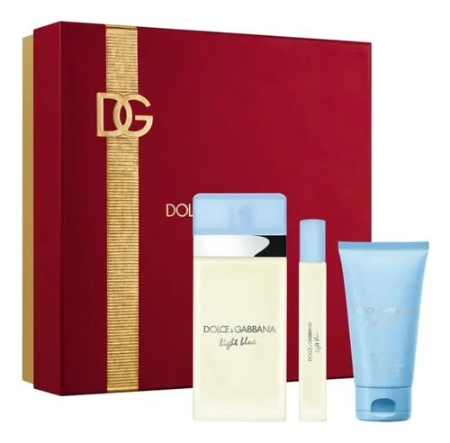 Dolce Gabbana Light Blue Edt (3 Produtos)