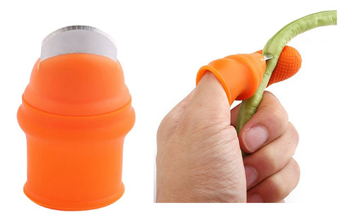 2 Piezas Cuchillo De Pulgar Cortador Y Recolector De Plantas