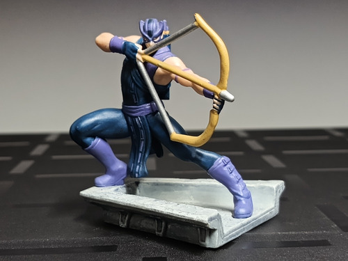 Figura Gashapon  Marvel Hawkeye/ojo De Halcón Estatua Mini
