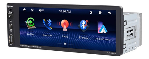 Estereo Pantalla 6.9 Pulgadas 1 Din Mp5 Carplay Android Auto