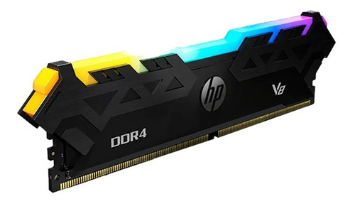 Memoria Ram Hp V8 Rgb, 8gb, Ddr4, 3200 Mhz, Pc4-25600.