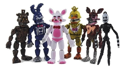 000 Juguetes Flexibles Five Nights At Fnaf 6 De 14 A 17 Cm