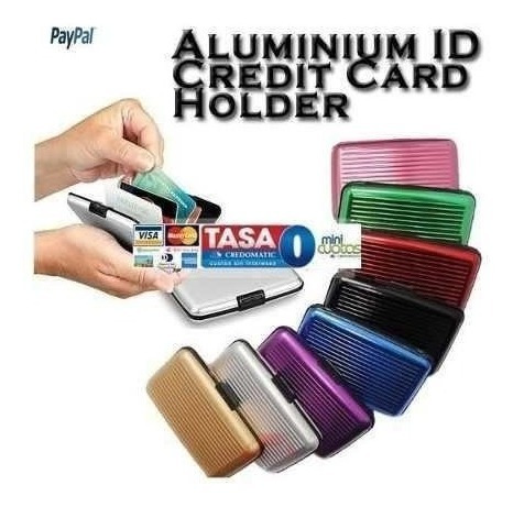 Bloquea Escaner Tarjeta Crédito Aluma Wallet Unisex Business