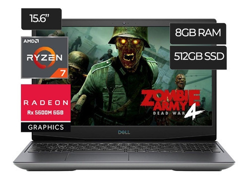 Dell Inspiron G5 5505 Gaming Ryzen 7 Rx5600 16gb 512ssd W11