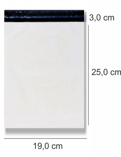 Envelope Com Lacre Sedex 19x25 1000pcs Personalizados 1 Cor