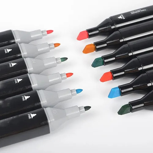 Xin Kit De Livro Para Colorir + Canetas De Ponta Dupla De