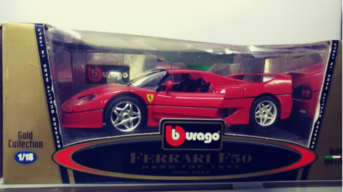 Ferrari F50 Hard-top 1995 - Burago Gold Collection Esc. 1/18