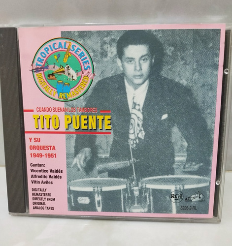 Tito Puente Y Su Orquesta.       Cuando Suenan Los Tambores.