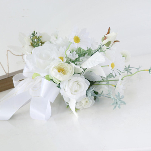 Buquê De Noiva De Casamento Flor De Mão De Noiva Com Suporte