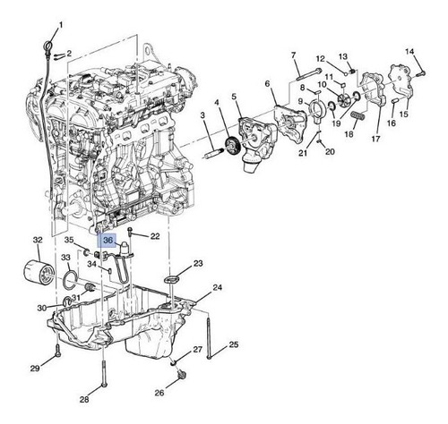 Sensor Nivel Aceite Carter Para Camaro V6 3.6l 2013 Gm Parts