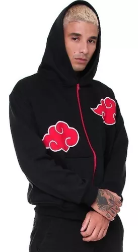 Moletom Blusa de Frio Nuvem Akatsuki Anime Geek Moleton Casaco