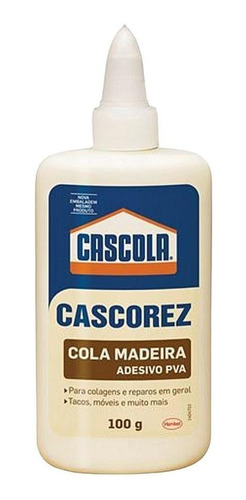 Cola Para Madeira Cascorez Cascola 100g Henkel