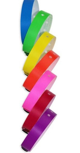 Pulseras Plasticas Precintos De Pvc Lisas X 350 U