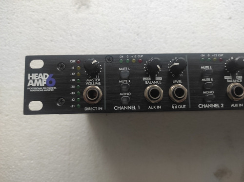 Amplificador Audífonos 6 Canales (Usado)