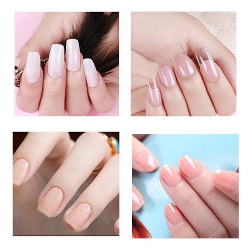 Kit De Extensión De Gel Para Uñas De Polietileno, Líquido, S