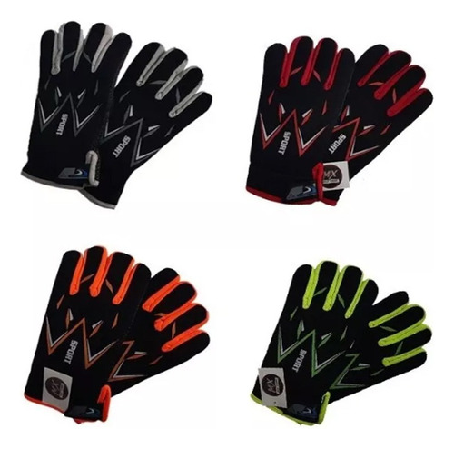 Guantes Frio Moto Mx Sport Bici Piel Abrojo Antideslizante