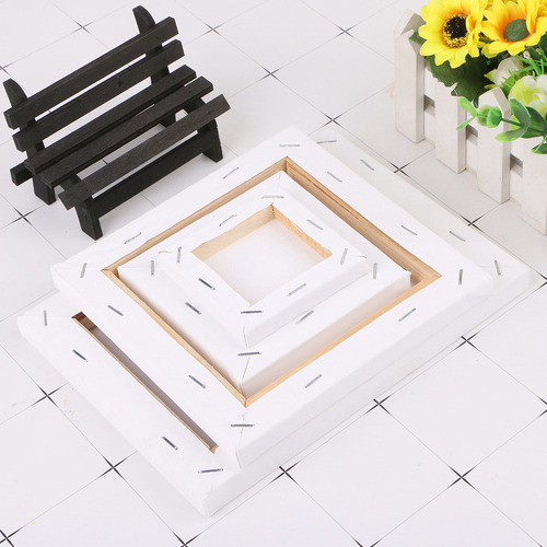 Set De Caballete De Lona Y Madera Natural (03 #mold) For De