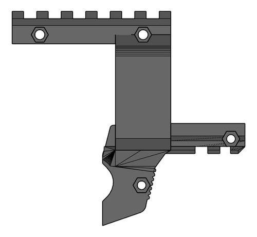 Riel Picatinny Doble Para Pistola Bersa 380 / .22