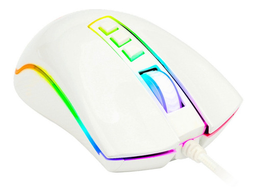 Imagem 7 de 8 de Mouse Redragon Cobra White M711-W white