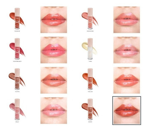 Labial Gloss Voluminizador Thirsty Italia Deluxe Pleasure Color Dolly 07 Dolly