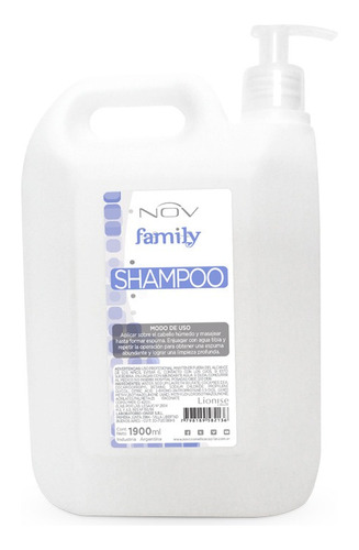 Nov Shampoo Family Capilar Uso Domestico Bidon 1900 Ml