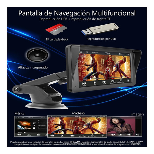 Autoestereos For Carro De 7 Pulgada,autoestereo Portátil