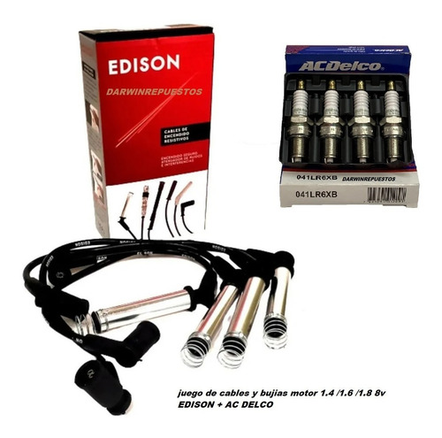 Cables Y Bujias Chevrolet Corsa Celta Fun Agile Meriva