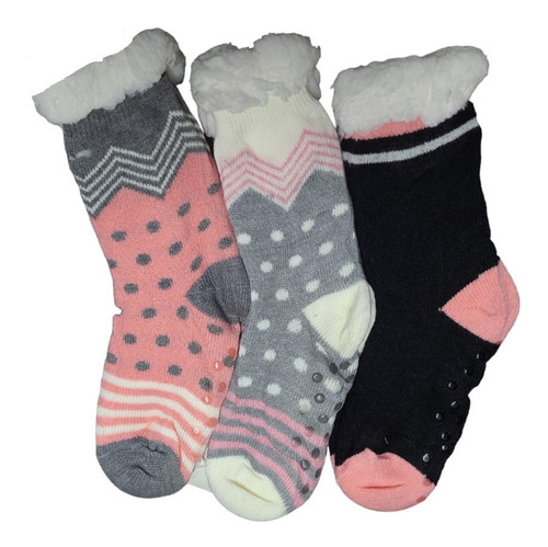 X3 Calcetines De Chiporro Mujer - Pantuflas Antideslizante 