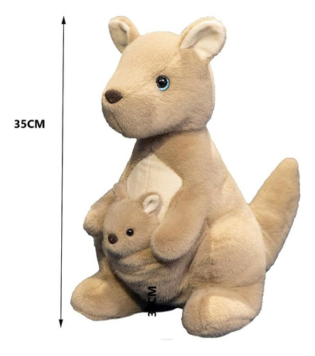/ Juguete De Canguro De Peluche Para Cumpleaños Y Fiestas