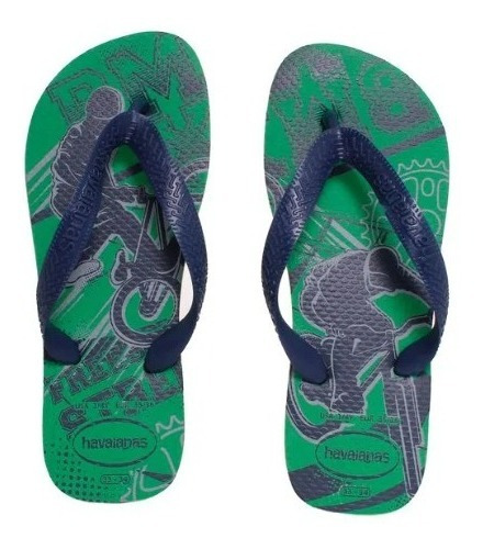 Ojotas Havaianas Kids Athetic Verde Abc Dep