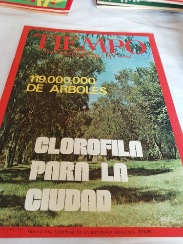 Revista Tiempo 119 000000 De Árboles Clorofila Para La Vida