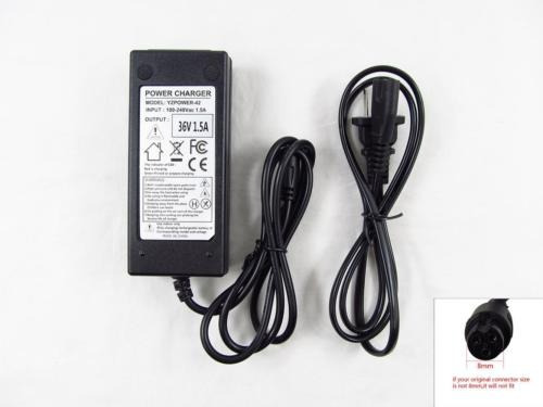 36 Voltios 1.5 Amp 3 Terminales Conector - Scooter Eléctrico