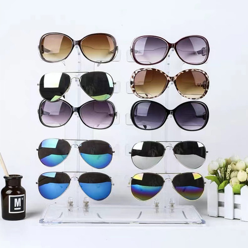 .. Exhibidor De Gafas De Acrílico Transparente For 10 Gaf