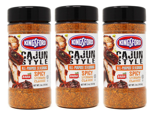 Paquete De 3 Condimentos Multiusos Kingsford Cajun Style Spi