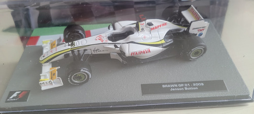 Colección F1 Brawn Gp 01 2009. Jenson Button. C. Salvat Blanco