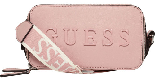 Bolsa Guess Factory Sf961470-poe Acabado de los herrajes Níquel Color Rosa claro Correa de hombro Rosa claro Diseño de la tela Lisa