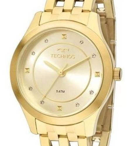Relógio Feminino Technos Analógico Dourado 2036mfb/4x