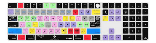 Xskn Premiere Pro Funda De Teclado De Silicona Para Acceso D