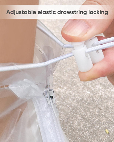 Fundas Impermeables Transparentes Para Zapatos Reutilizables Color Talle