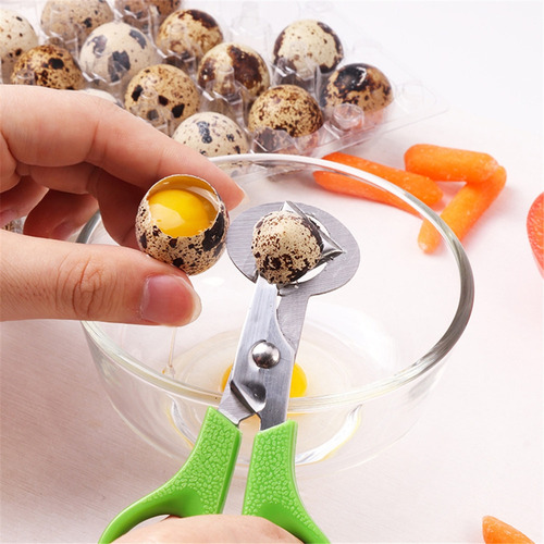 Zh Tijeras Acero Inoxidable Para Cortar Huevos Codorniz,