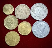 Comprar Lote X7 Monedas Chile Oferta Numisgam.